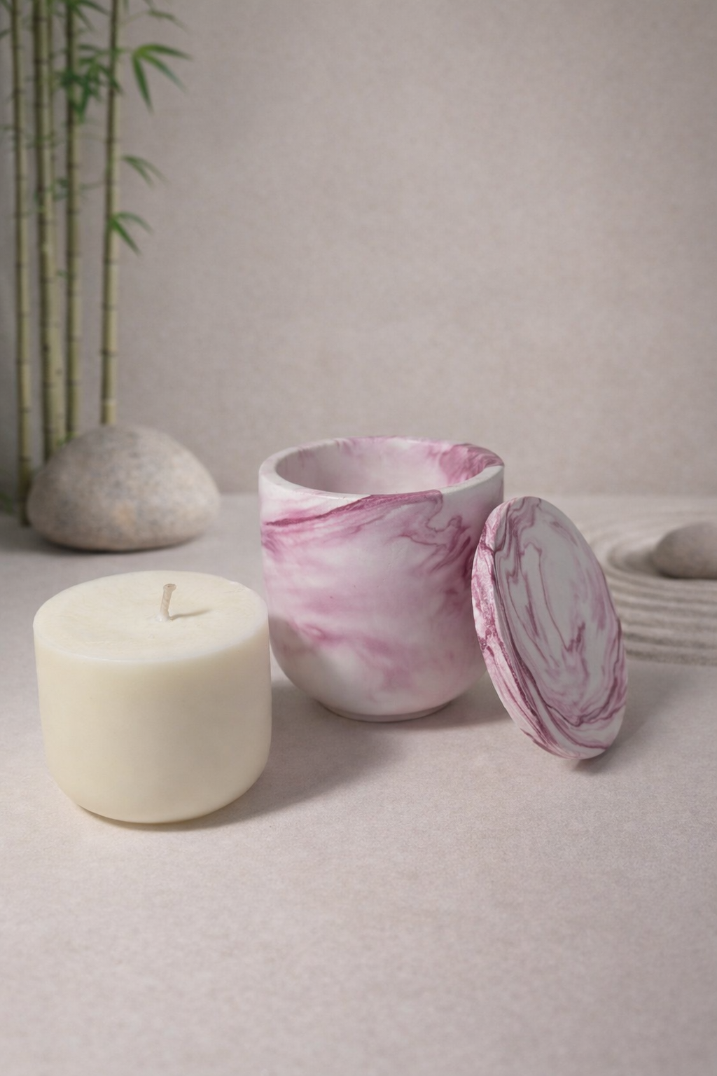 Pot Rose Avec Recharge