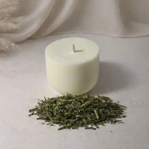 Bougie de recharge parfum thé vert – Lueur & Mousse
