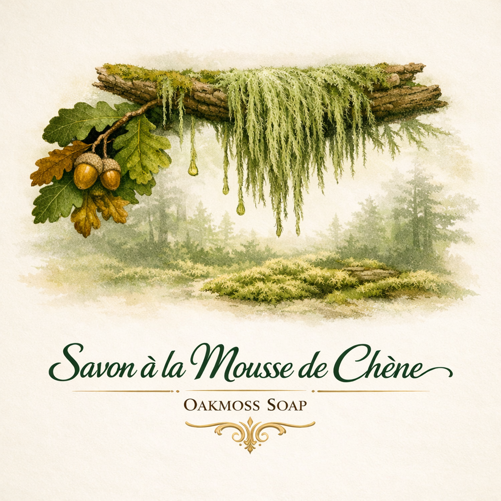 Savon en pain mousse de chêne, emballage – Lueur & Mousse