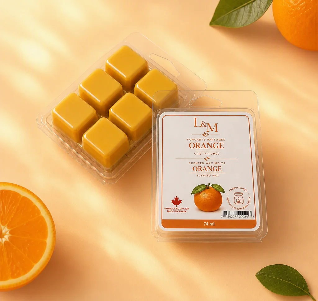 Fondant parfumé orange Lueur & Mousse