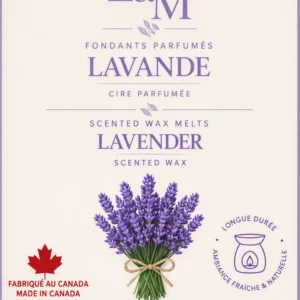 Fondant de cire parfumé à la lavande – Lueur & Mousse