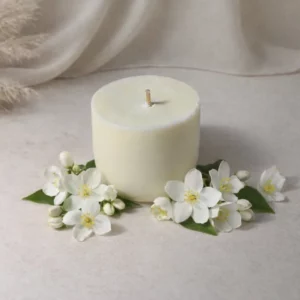Bougie de recharge parfum jasmin – Lueur & Mousse