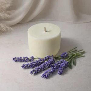 Bougie de recharge parfum lavande – Lueur & Mousse